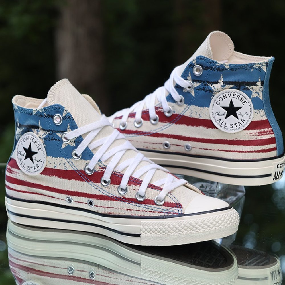 Converse Chuck Taylor All Star Hi USA Flag - Picture 4 of 13